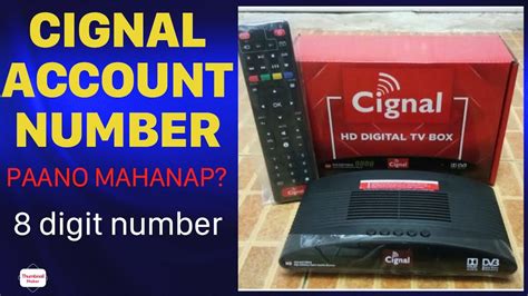 how to find cignal account number without smart card|cignal account number youtube.